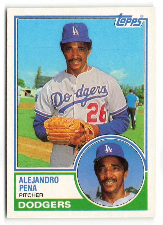 1983 Topps Traded Set #083T  Alejandro Pena XRC