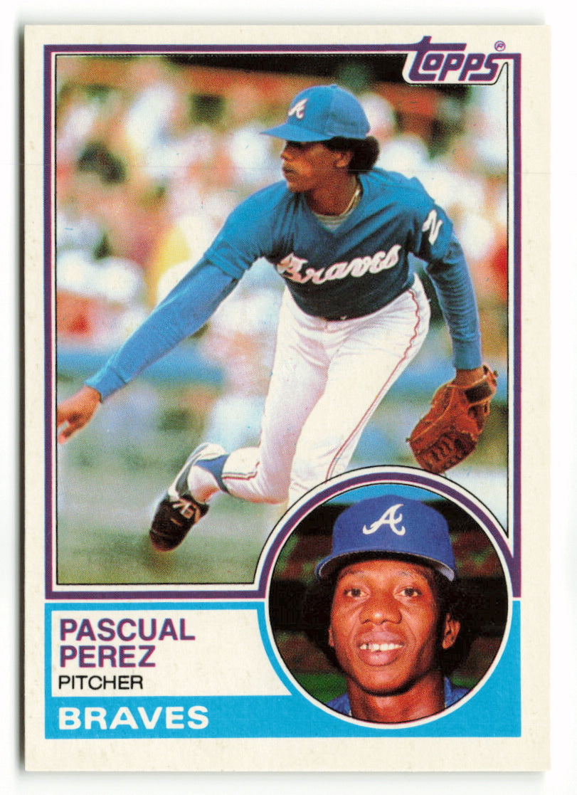 1983 Topps Traded Set #084T  Pascual Perez