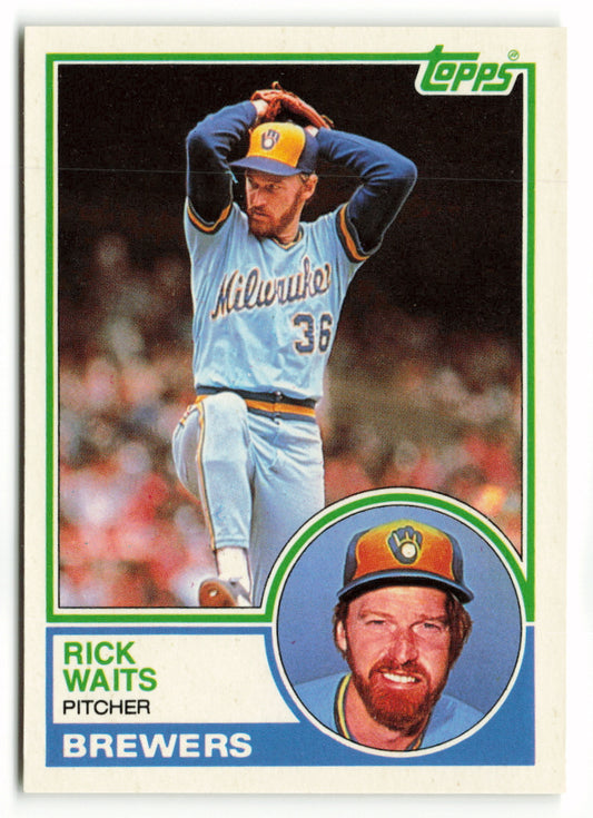 1983 Topps Traded Set #123T  Rick Waits