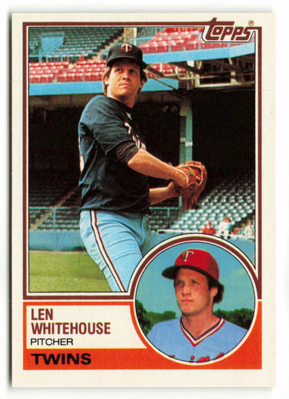 1983 Topps Traded Set #126T  Len Whitehouse XRC