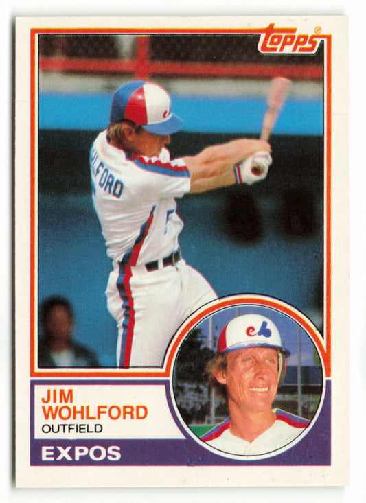 1983 Topps Traded Set #128T  Jim Wohlford