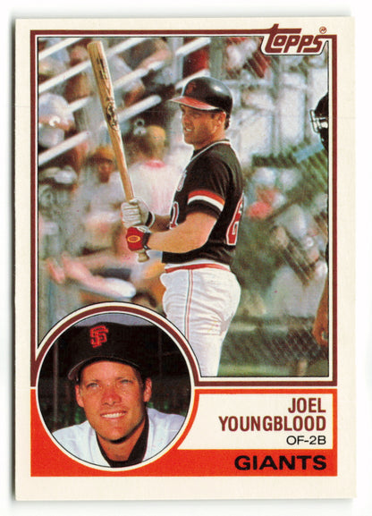 1983 Topps Traded Set #130T  Joel Youngblood