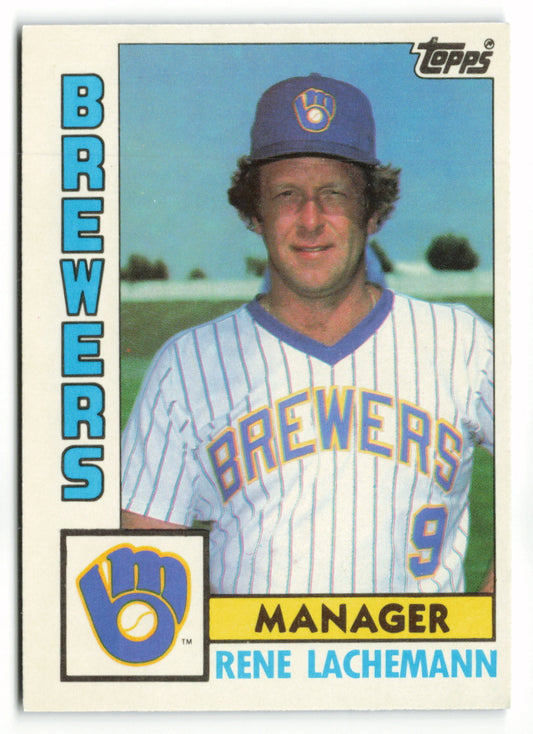 1984 Topps Traded #067T Rene Lachemann MGR