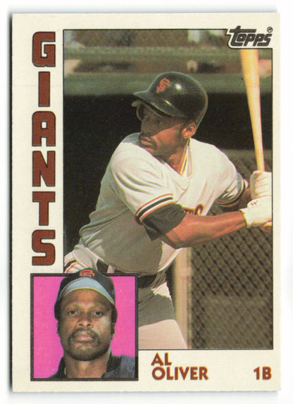 1984 Topps Traded #087T Al Oliver