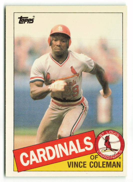 1985 Topps Traded #024T Vince Coleman XRC