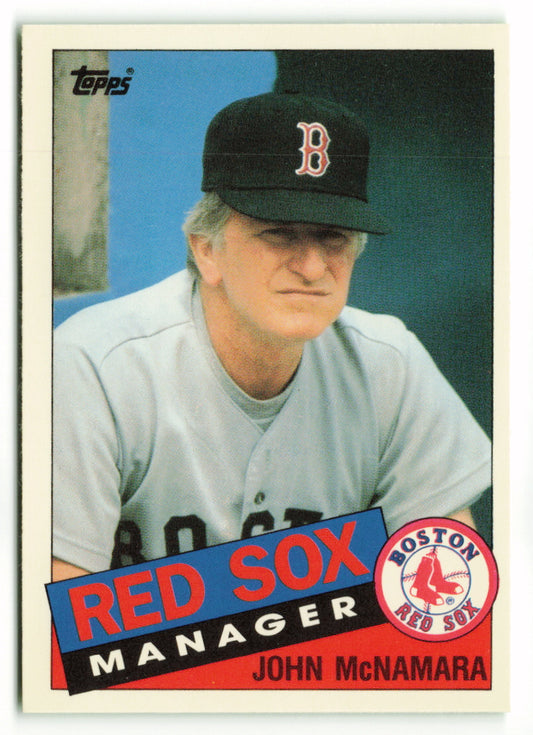 1985 Topps Traded #084T John McNamara MGR