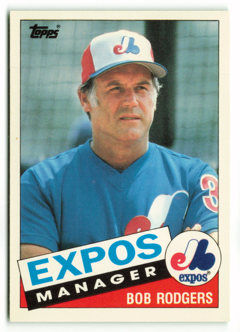 1985 Topps Traded #095T Bob Rodgers MGR