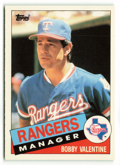 1985 Topps Traded #126T Bobby Valentine MGR