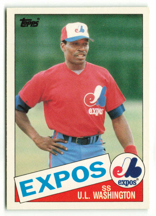 1985 Topps Traded #128T U.L. Washington