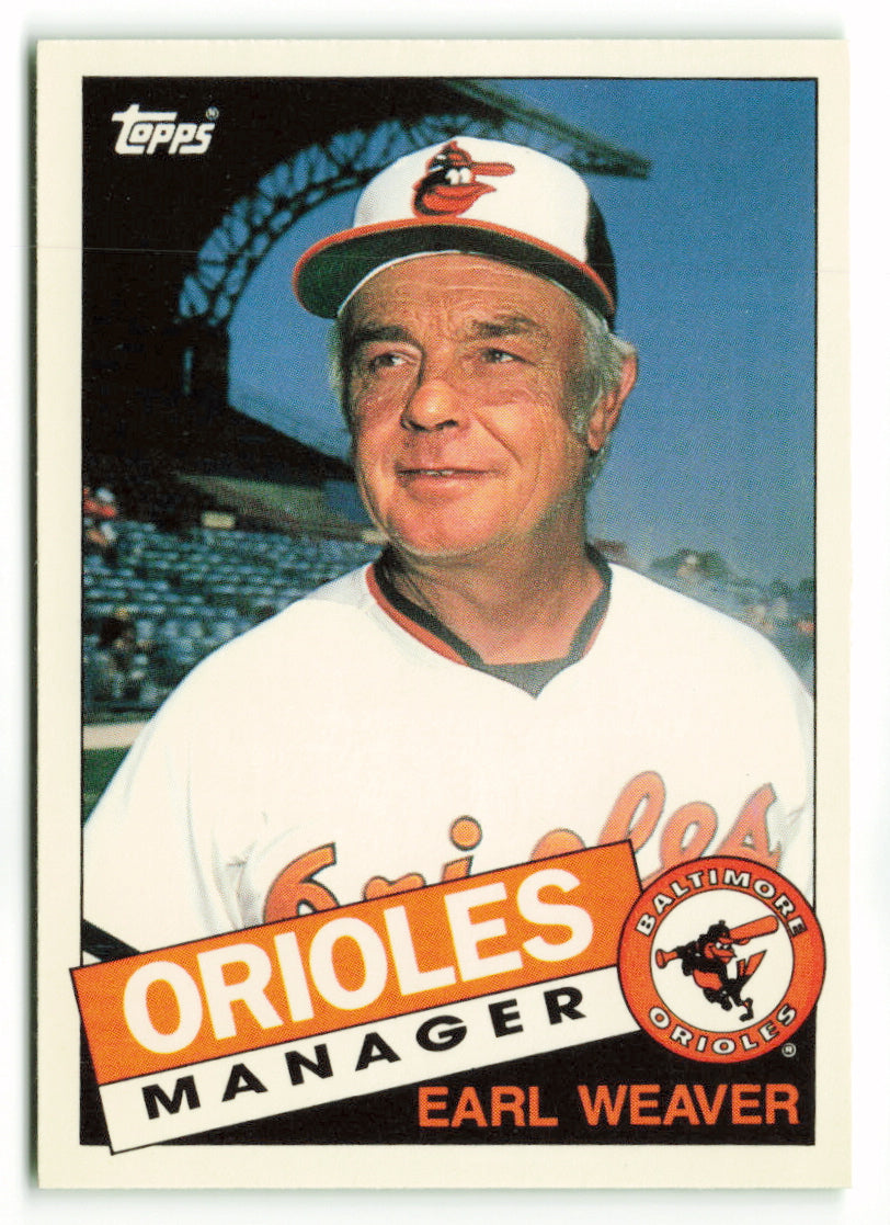 1985 Topps Traded #129T Earl Weaver MGR