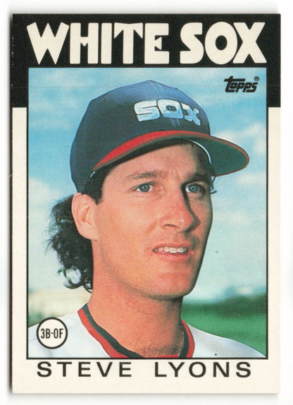 1986 Topps Traded #067T Steve Lyons