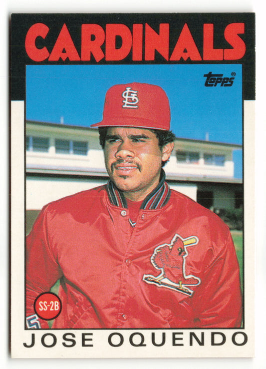 1986 Topps Traded #082T Jose Oquendo