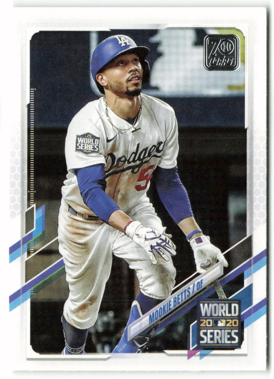 2021 Topps #015 Mookie Betts World Series Game 1