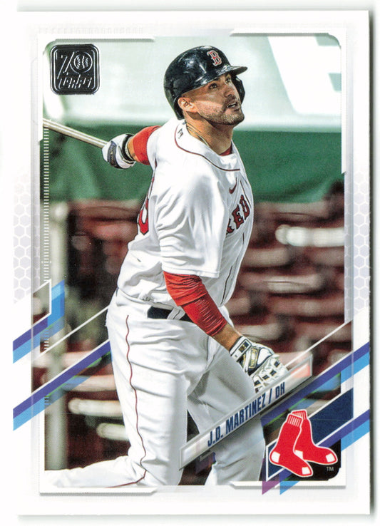 2021 Topps #020 J.D. Martinez