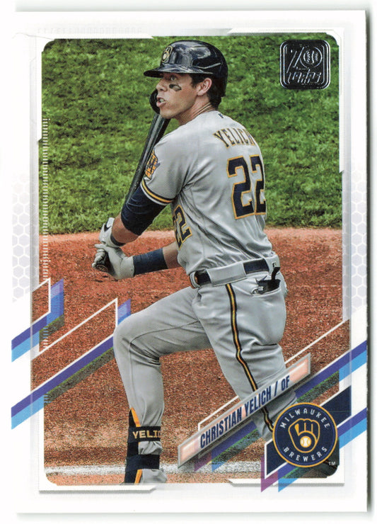 2021 Topps #100 Christian Yelich