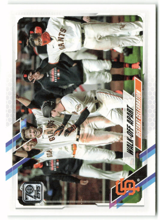 2021 Topps #258 Walk-Off Apart Checklist #232-264