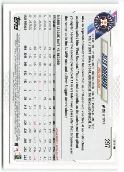 2021 Topps #297 Alex Bregman