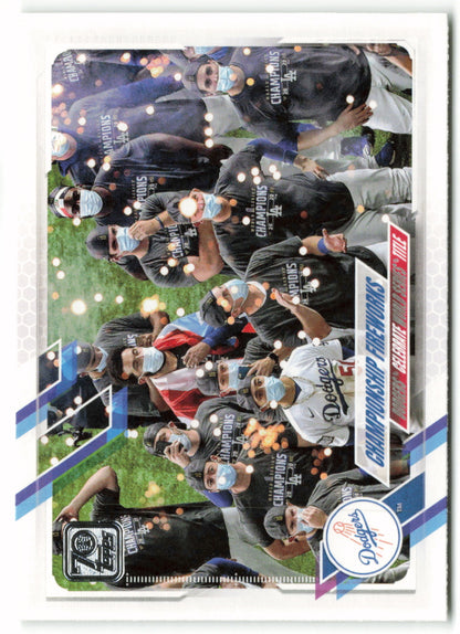 2021 Topps #490 Championship Fireworks Checklist