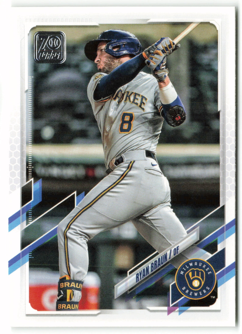 2021 Topps #497 Ryan Braun