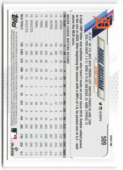 2021 Topps #509 Robbie Grossman