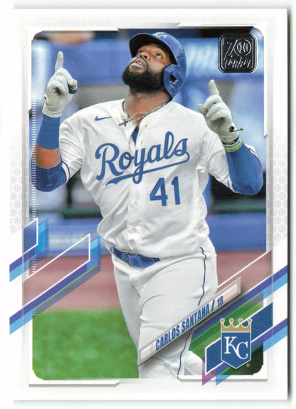 2021 Topps #513 Carlos Santana