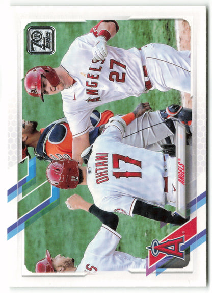 2021 Topps #621 Los Angeles Angels Team Card