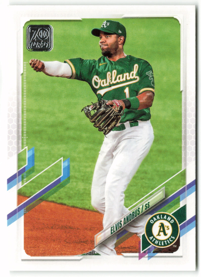 2021 Topps #651 Elvis Andrus