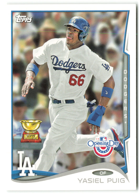 2014 Topps Opening Day #219 Yasiel Puig