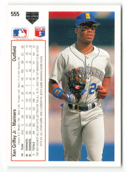 1991 Upper Deck Ken Griffey Jr. #555