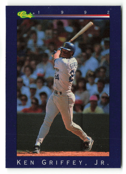 1992 Classic #186 Ken Griffey Jr. Dark Blue Border