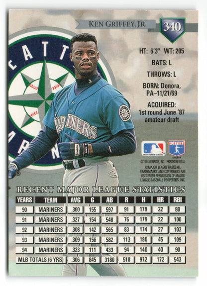 1995 Donruss #340 Ken Griffey Jr.